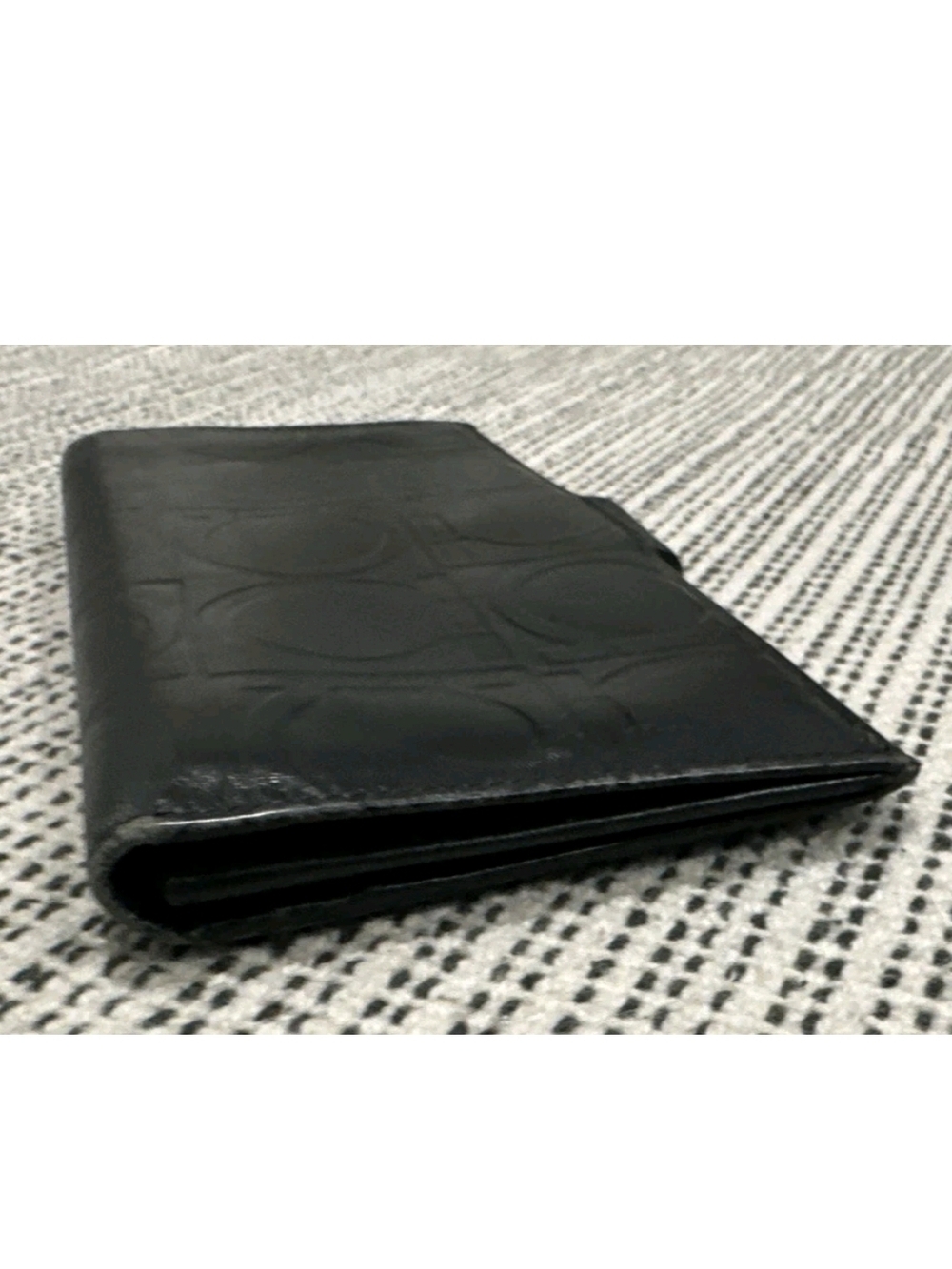 Salvatore Ferragamo Black Embossed Leathe Wallet - Picture 4 of 13